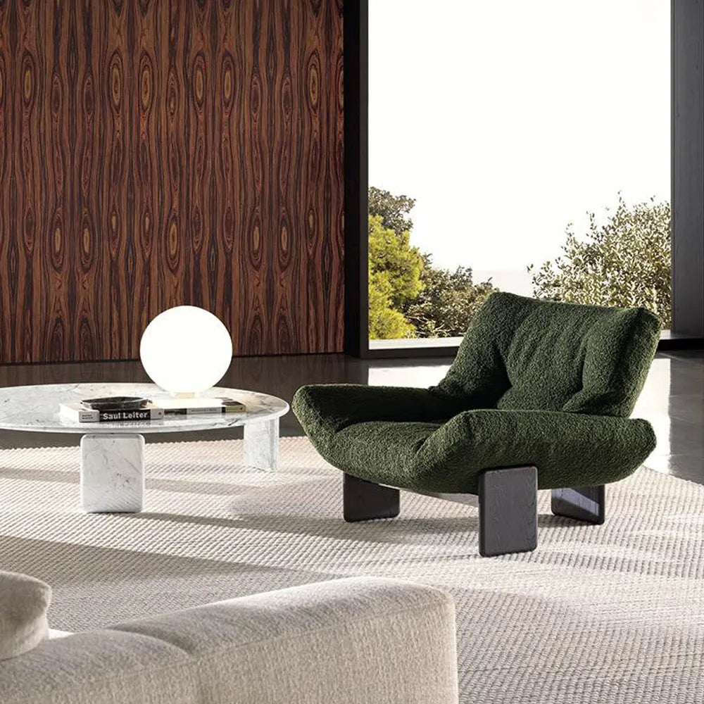 Bowen Chair - Elegant Green Accent Chair & Lounge Chaise for Modern Comfort