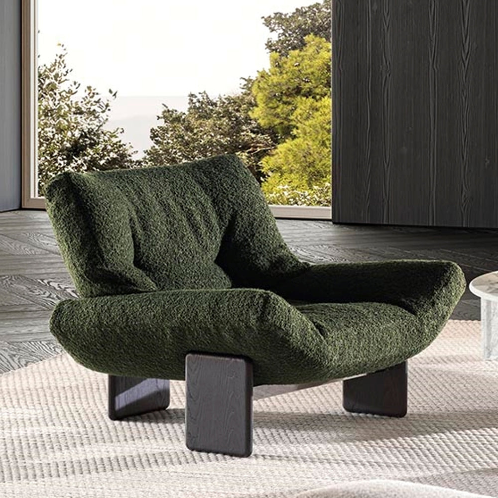 Bowen Chair - Elegant Green Accent Chair & Lounge Chaise for Modern Comfort