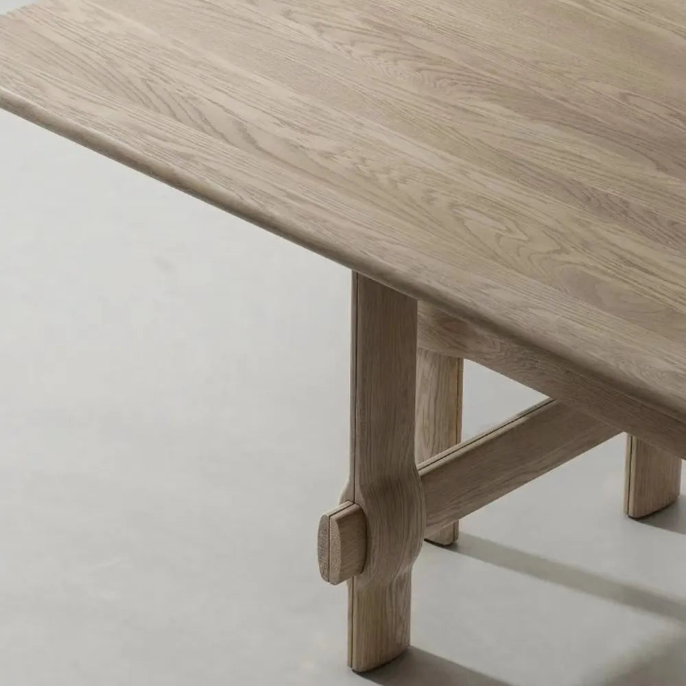 George Table – Solid Wood Mid Century Modern Table for Dining Room