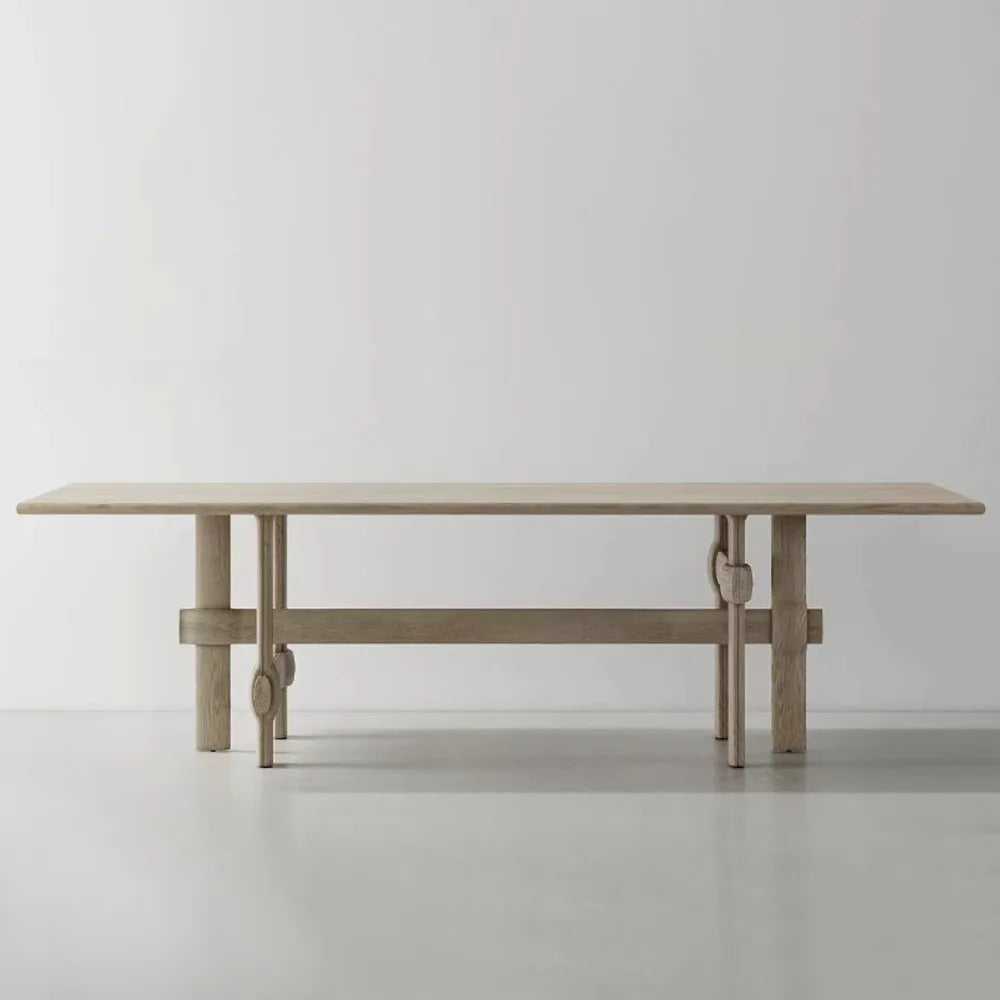 George Table – Solid Wood Mid Century Modern Table for Dining Room