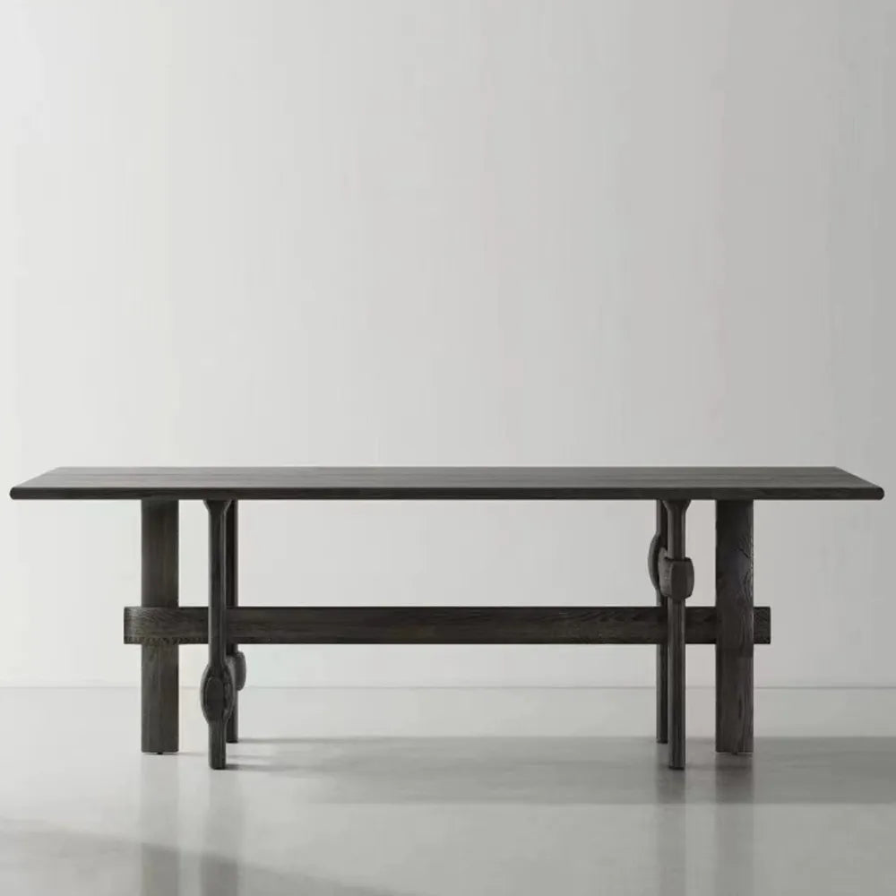 George Table – Solid Wood Mid Century Modern Table for Dining Room