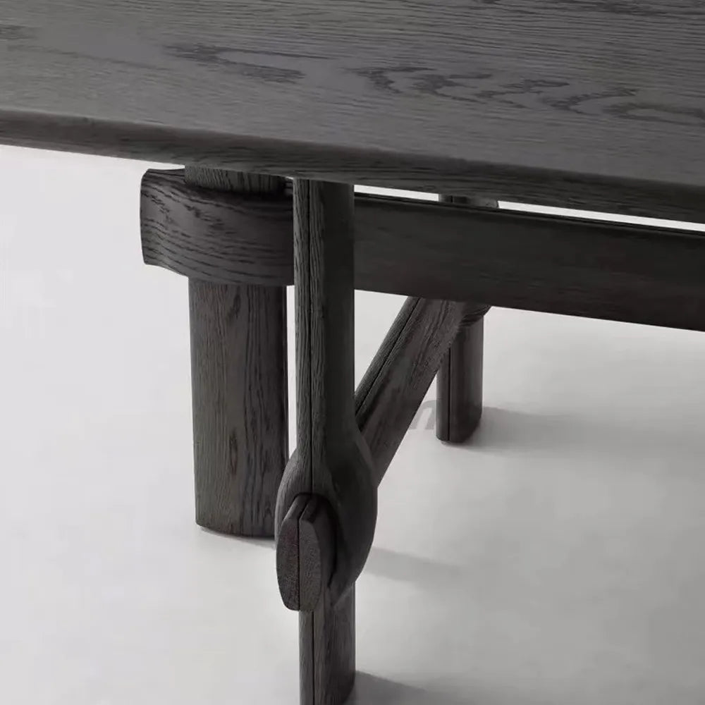 George Table – Solid Wood Mid Century Modern Table for Dining Room