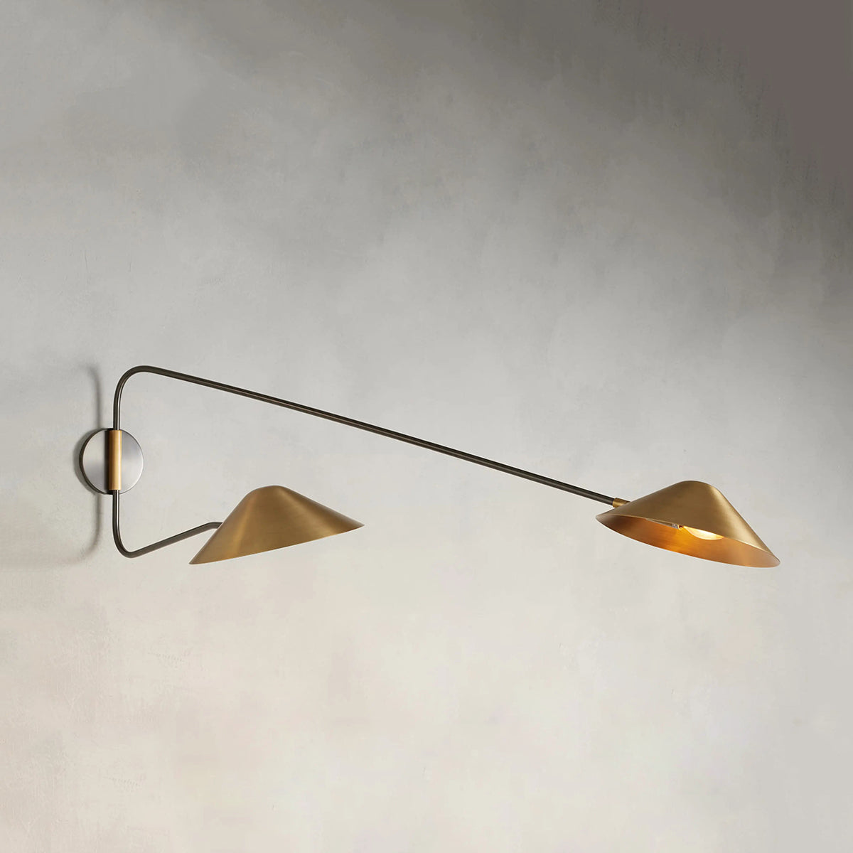 Seth Long Arm Double Sconce