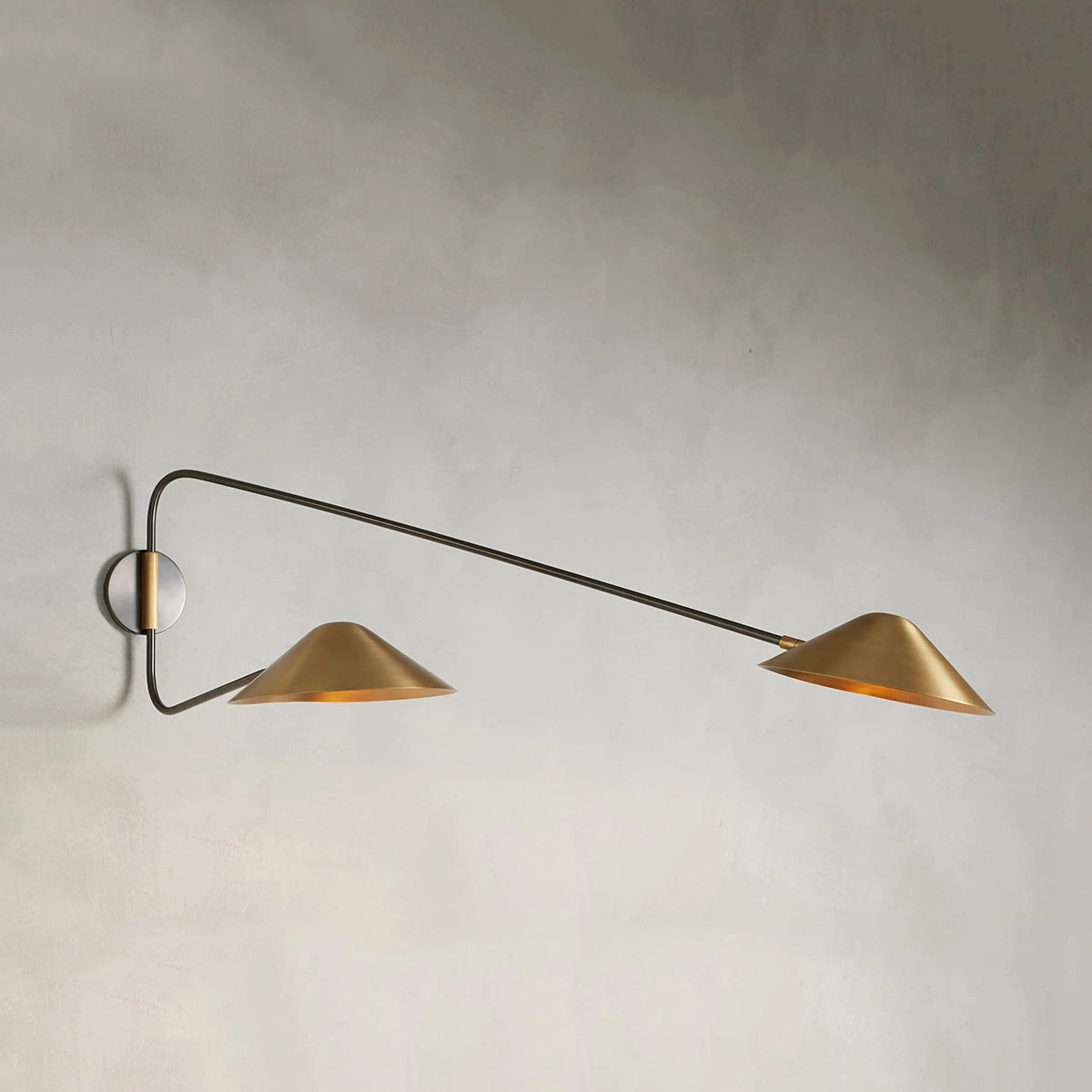 Seth Long Arm Double Sconce