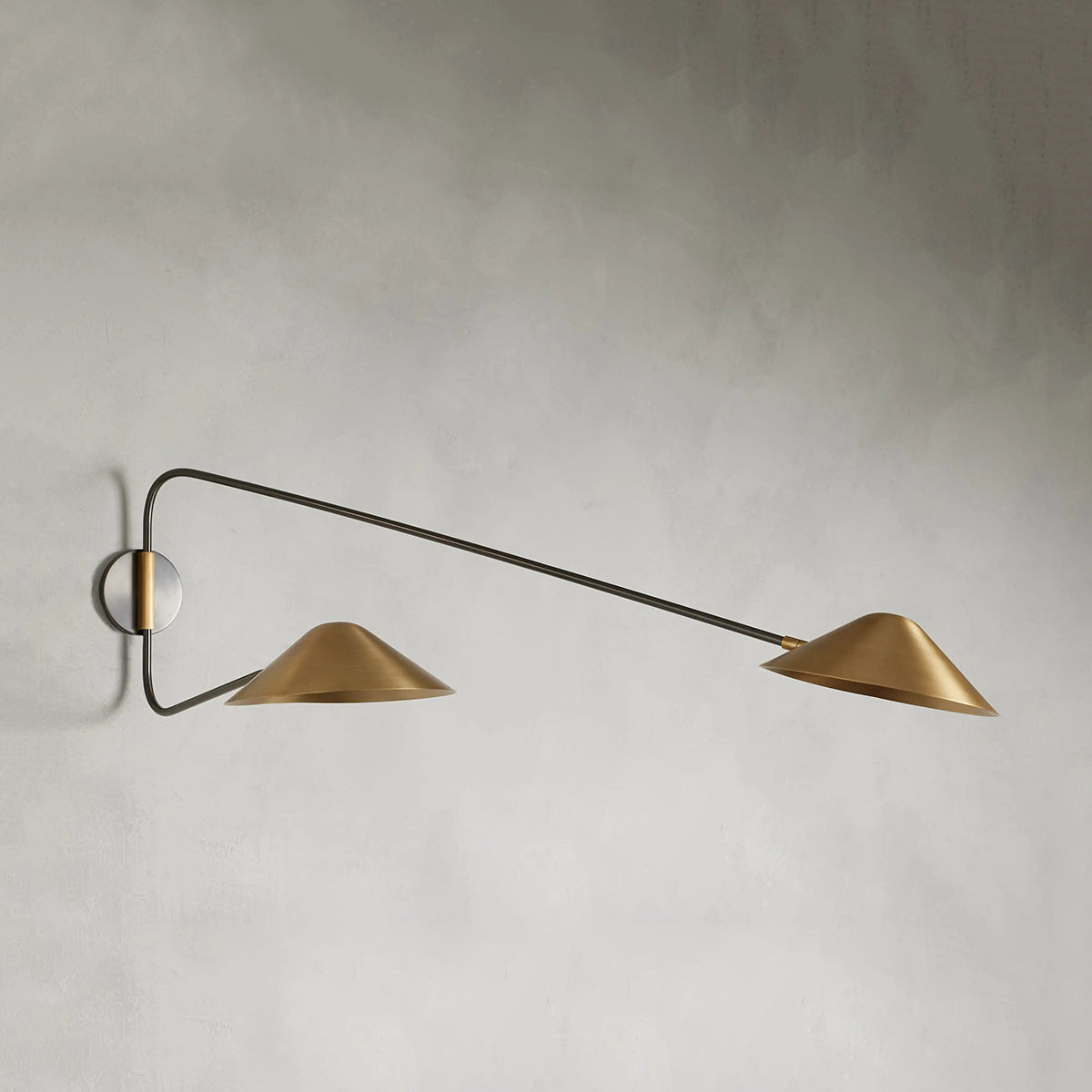 Seth Long Arm Double Sconce