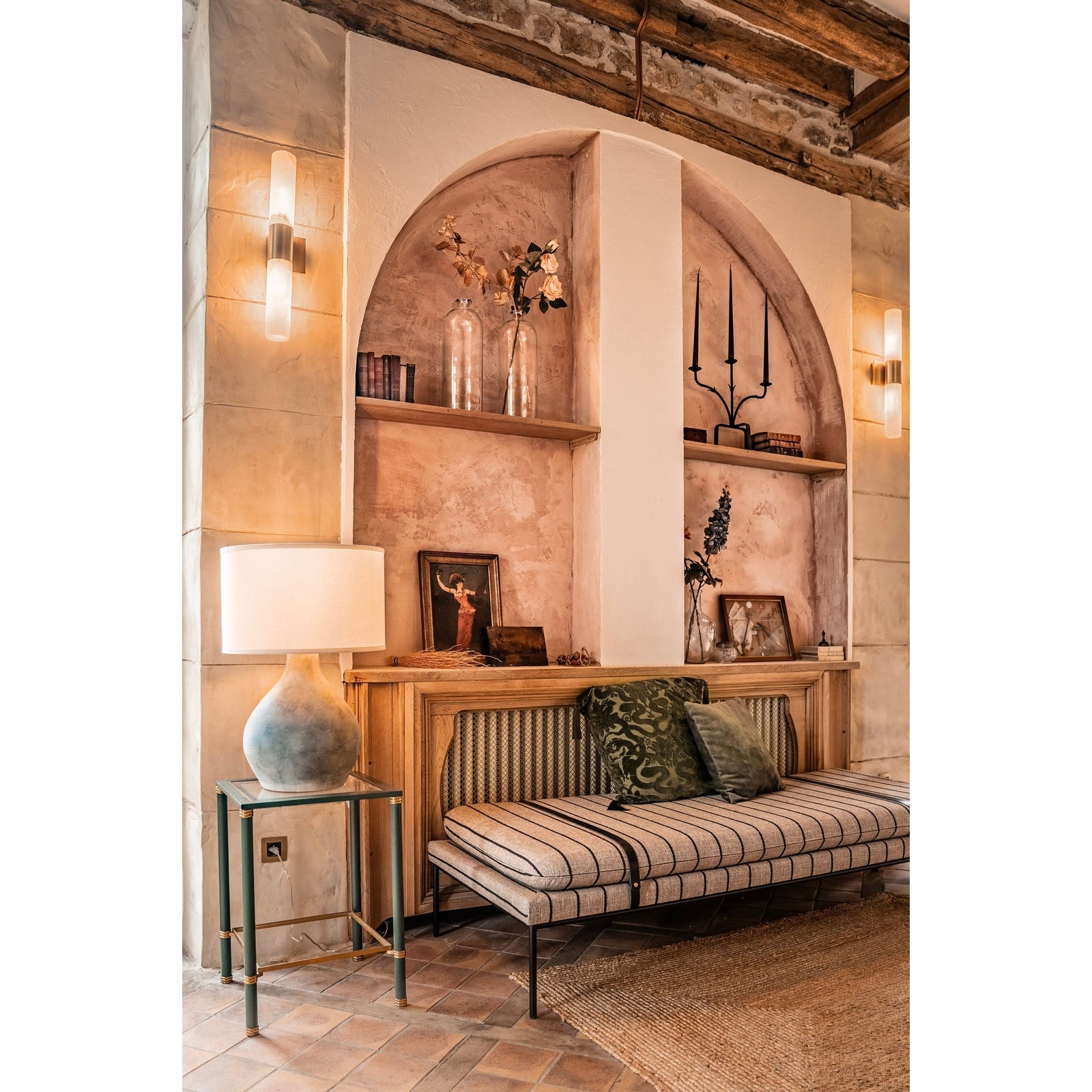 Emory Alabaster Wall Sconce