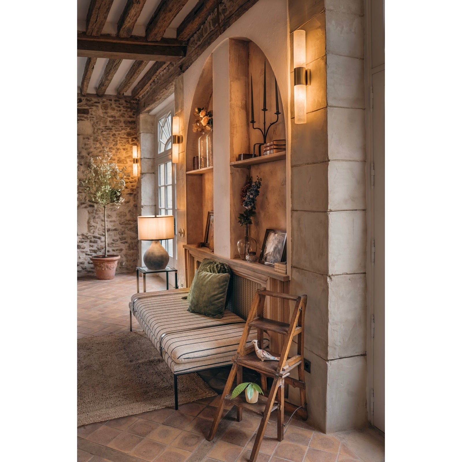 Emory Alabaster Wall Sconce