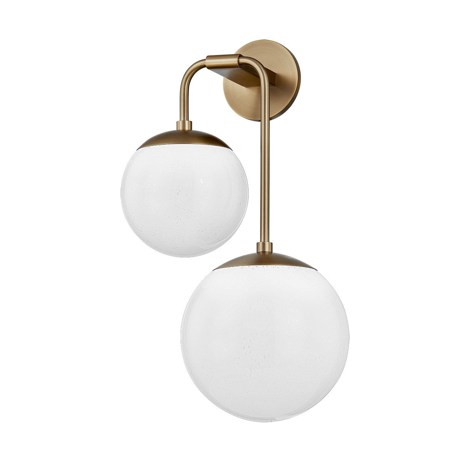 Yara Glass Two-Light Wall Sconce