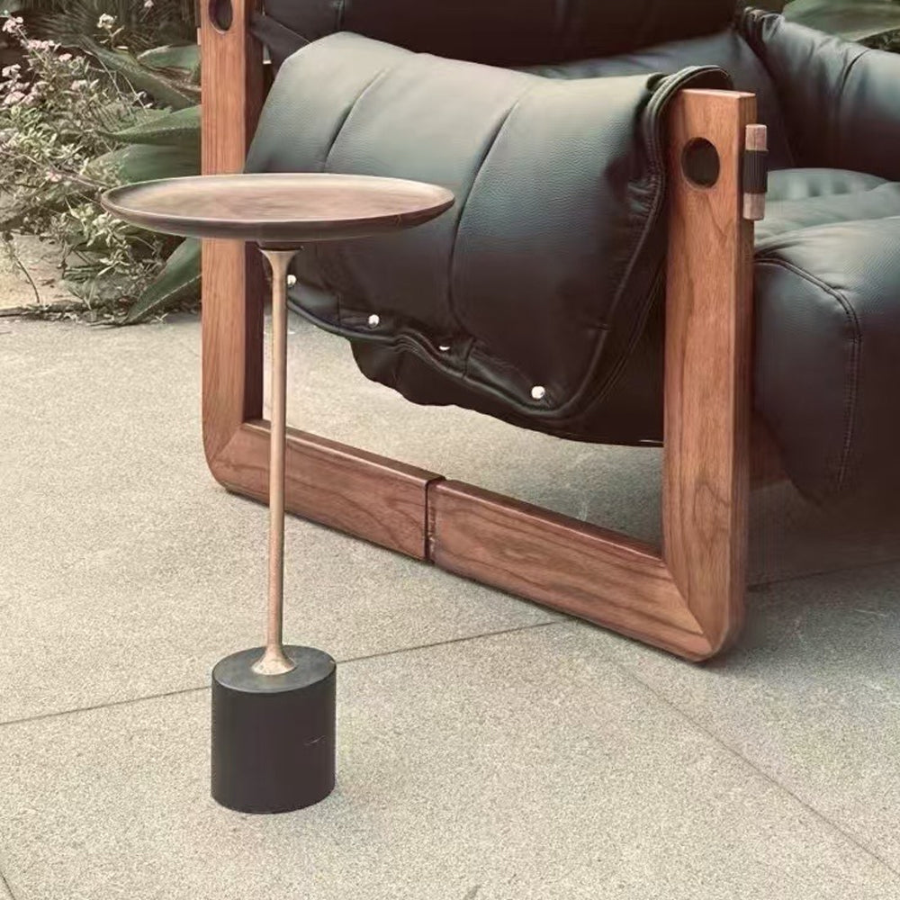 Anders Small End Tables - Solid Wood End Tables for Industrial Living Room Decor