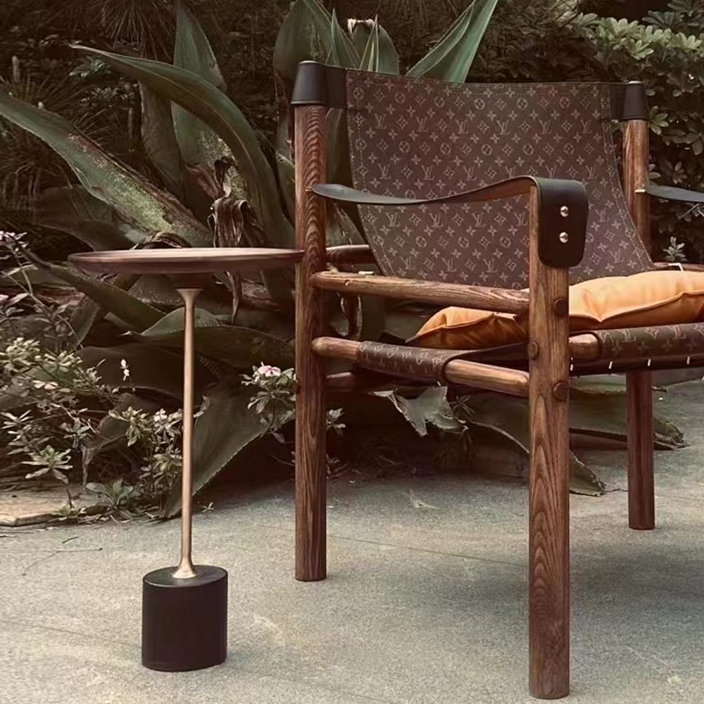 Anders Small End Tables - Solid Wood End Tables for Industrial Living Room Decor