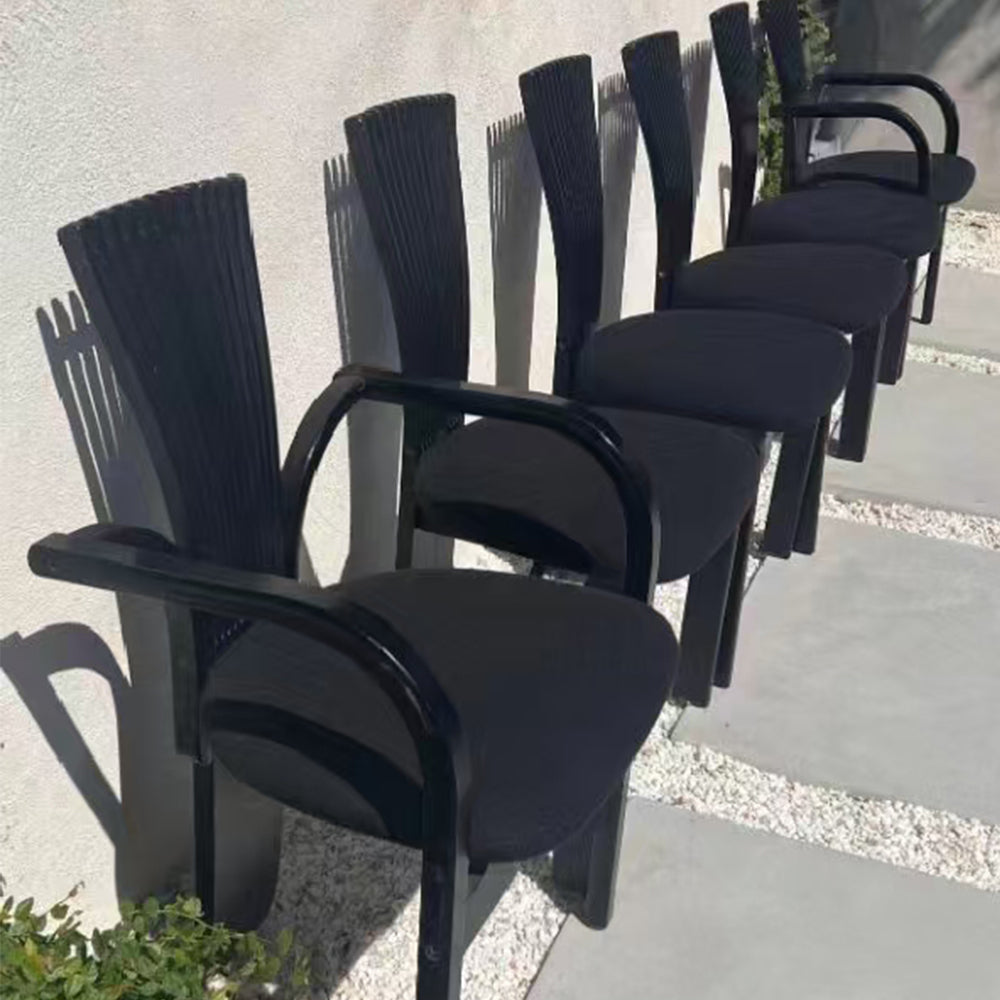 Fiona Chair - French Country Furniture Black Accent Chair for Home & Dining