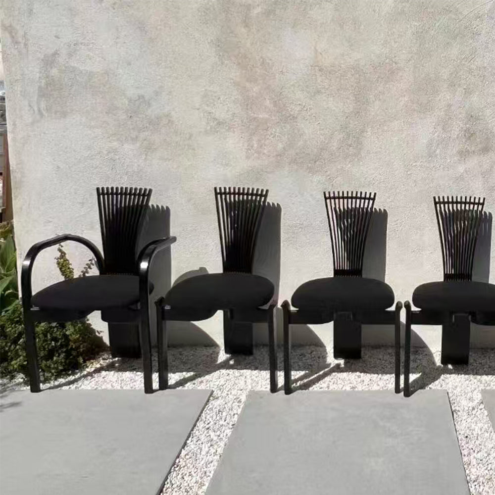 Fiona Chair - French Country Furniture Black Accent Chair for Home & Dining