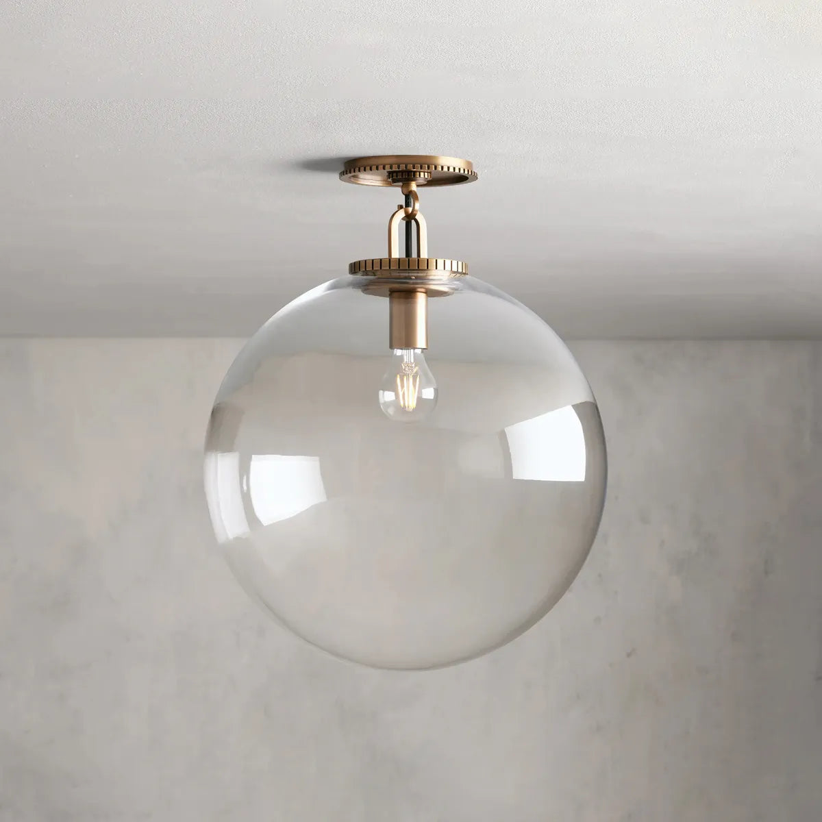 Olivia Globe Flush Mount