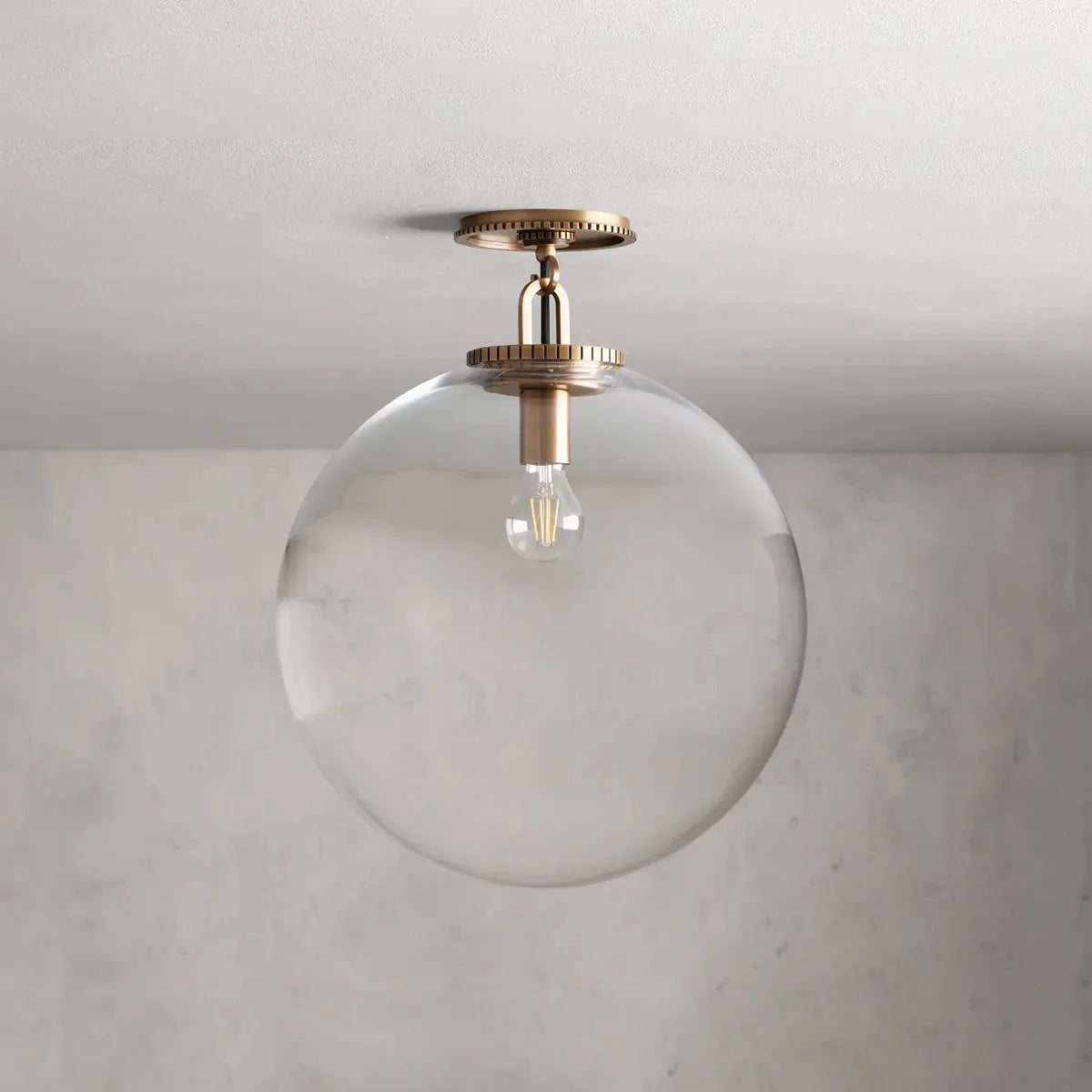 Olivia Globe Flush Mount