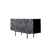 Dashiell Sideboard – Modern Industrial Black Storage Cabinet